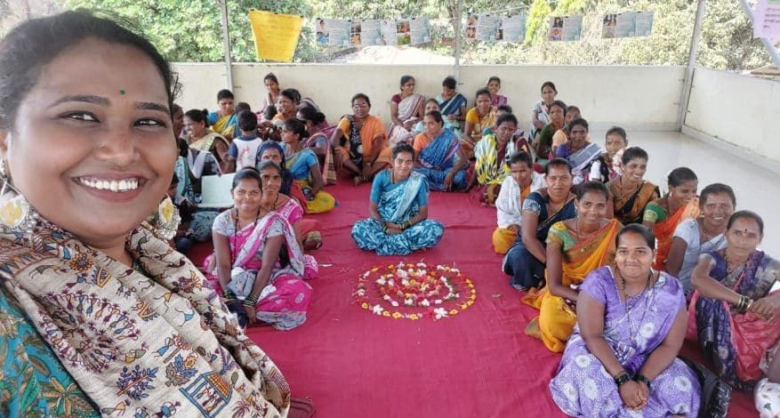 Womens day celebration at Savade village